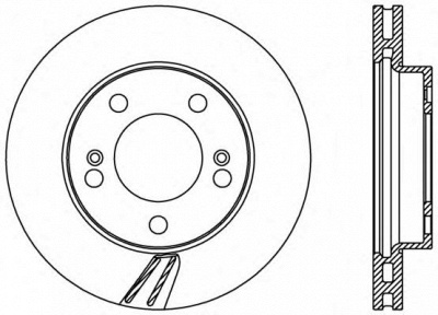 OPEN PARTS bdr237620 -  Тормозной диск